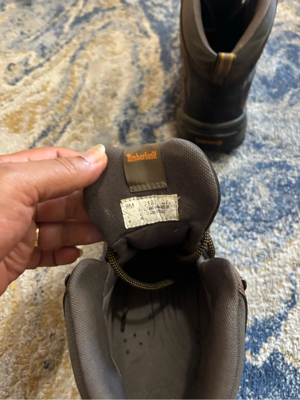Timberland Brown Leather Hiking Boots - Men's Durable Trail Footwear